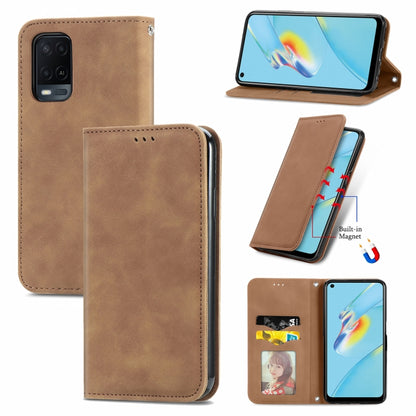 Retro Skin Feel Business Magnetic Horizontal Flip Leather Case With Holder & Card Slots & Wallet & Photo Frame, For Xiaomi Redmi Note10 5G, For OPPO A54 4G, For Samsung Galaxy A22 4G (EU Version), For Samsung Galaxy F62, For Samsung Galaxy A22 5G