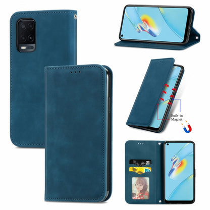Retro Skin Feel Business Magnetic Horizontal Flip Leather Case With Holder & Card Slots & Wallet & Photo Frame, For Xiaomi Redmi Note10 5G, For OPPO A54 4G, For Samsung Galaxy A22 4G (EU Version), For Samsung Galaxy F62, For Samsung Galaxy A22 5G