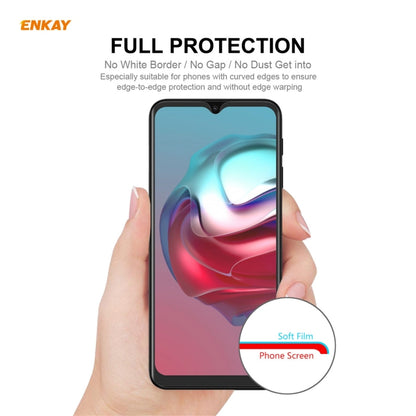 Full protection tempered-style screen protector film with edge-to-edge coverage