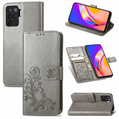 Four-leaf Clasp Embossed Buckle Mobile Phone Protection Leather Case with Lanyard & Card Slot & Wallet & Bracket Function, For Samsung Galaxy A22 5G, For Samsung Galaxy A22 4G, For Samsung Galaxy F62/M62, For Samsung Galaxy S21 FE, For OPPO A54  4G    ...