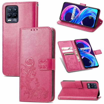 Four-leaf Clasp Embossed Buckle Mobile Phone Protection Leather Case with Lanyard & Card Slot & Wallet & Bracket Function, For Samsung Galaxy A22 5G, For Samsung Galaxy A22 4G, For Samsung Galaxy F62/M62, For Samsung Galaxy S21 FE, For OPPO A54  4G    ...
