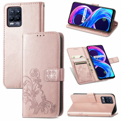 Four-leaf Clasp Embossed Buckle Mobile Phone Protection Leather Case with Lanyard & Card Slot & Wallet & Bracket Function, For Samsung Galaxy A22 5G, For Samsung Galaxy A22 4G, For Samsung Galaxy F62/M62, For Samsung Galaxy S21 FE, For OPPO A54  4G    ...