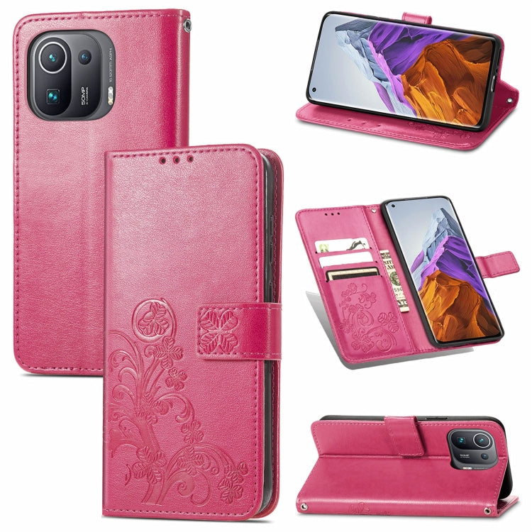 Four-leaf Clasp Embossed Buckle Mobile Phone Protection Leather Case with Lanyard & Card Slot & Wallet & Bracket Function, For Samsung Galaxy A22 5G, For Samsung Galaxy A22 4G, For Samsung Galaxy F62/M62, For Samsung Galaxy S21 FE, For OPPO A54  4G    ...