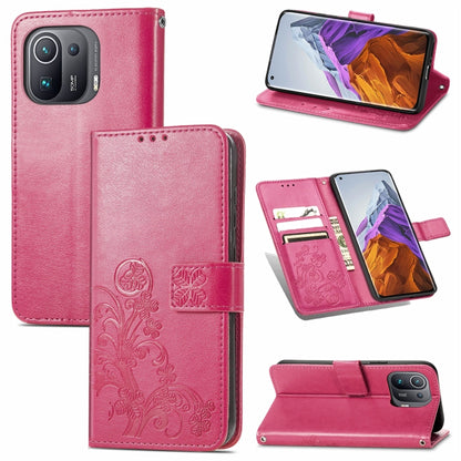 Four-leaf Clasp Embossed Buckle Mobile Phone Protection Leather Case with Lanyard & Card Slot & Wallet & Bracket Function, For Samsung Galaxy A22 5G, For Samsung Galaxy A22 4G, For Samsung Galaxy F62/M62, For Samsung Galaxy S21 FE, For OPPO A54  4G    ...
