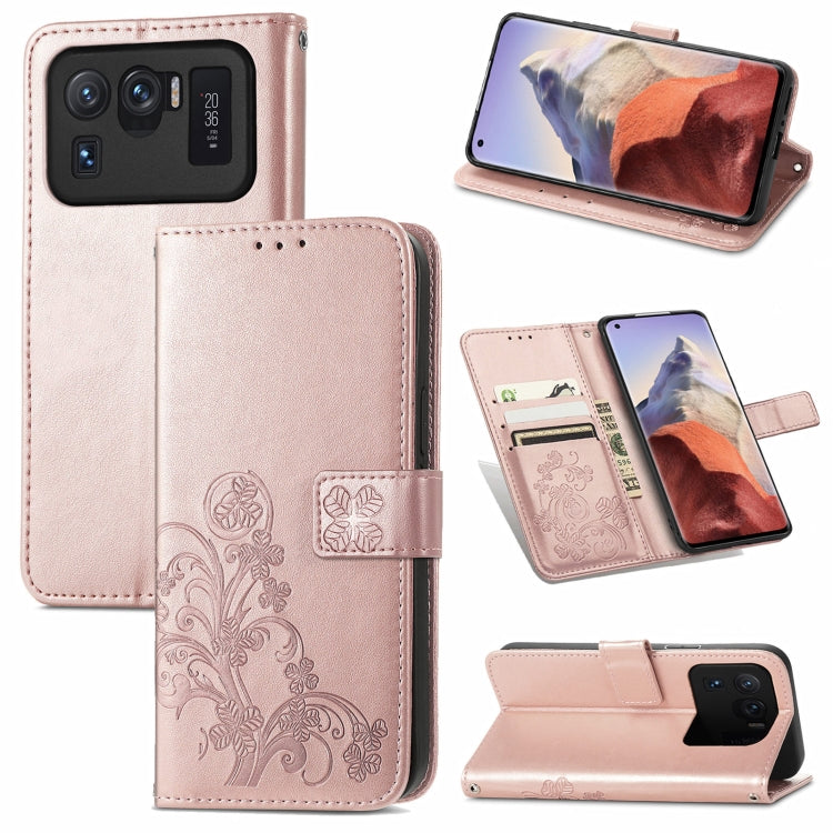 Four-leaf Clasp Embossed Buckle Mobile Phone Protection Leather Case with Lanyard & Card Slot & Wallet & Bracket Function, For Samsung Galaxy A22 5G, For Samsung Galaxy A22 4G, For Samsung Galaxy F62/M62, For Samsung Galaxy S21 FE, For OPPO A54  4G    ...