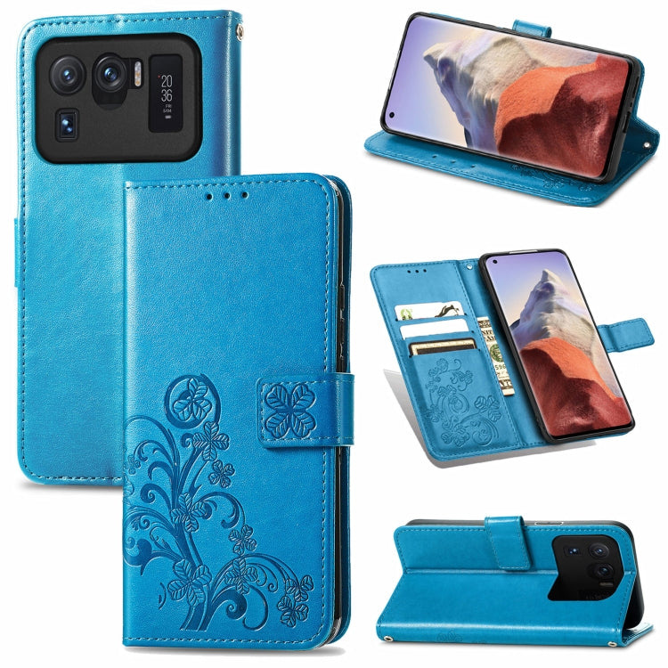 Four-leaf Clasp Embossed Buckle Mobile Phone Protection Leather Case with Lanyard & Card Slot & Wallet & Bracket Function, For Samsung Galaxy A22 5G, For Samsung Galaxy A22 4G, For Samsung Galaxy F62/M62, For Samsung Galaxy S21 FE, For OPPO A54  4G    ...