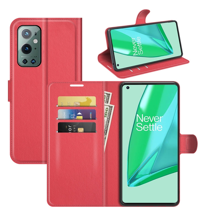 For OnePlus 9 Pro Litchi Texture Horizontal Flip Protective Case with Holder & Card Slots & Wallet, For OnePlus 9 Pro