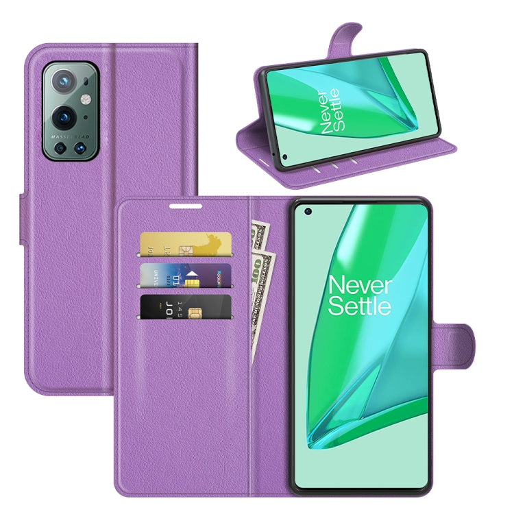 For OnePlus 9 Pro Litchi Texture Horizontal Flip Protective Case with Holder & Card Slots & Wallet, For OnePlus 9 Pro