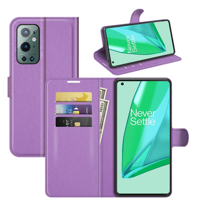For OnePlus 9 Pro Litchi Texture Horizontal Flip Protective Case with Holder & Card Slots & Wallet, For OnePlus 9 Pro