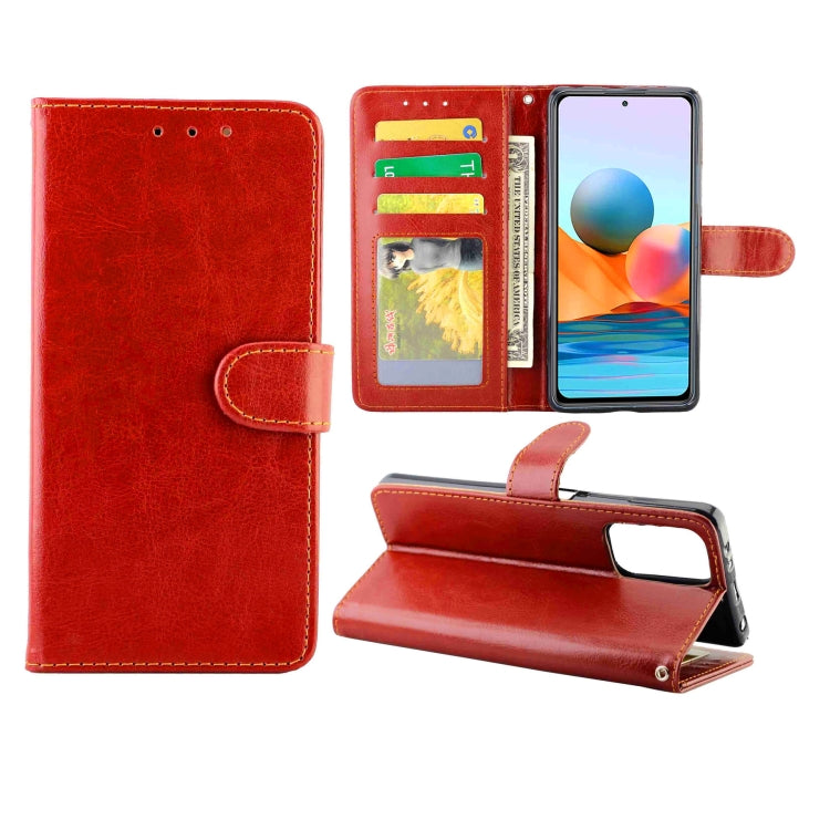 Crazy Horse Texture Leather Horizontal Flip Protective Case with Holder & Card Slots & Wallet & Photo Frame, For Xiaomi Redmi Note10 Pro, For Xiaomi Redmi Note10 4G, For OPPO A54 4G, For OPPO F19 Pro / A94 4G / Reno F, For OPPO Realme X7 Pro           ...