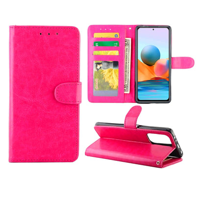 Crazy Horse Texture Leather Horizontal Flip Protective Case with Holder & Card Slots & Wallet & Photo Frame, For Xiaomi Redmi Note10 Pro, For Xiaomi Redmi Note10 4G, For OPPO A54 4G, For OPPO F19 Pro / A94 4G / Reno F, For OPPO Realme X7 Pro           ...