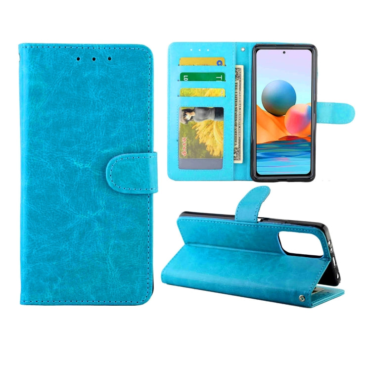 Crazy Horse Texture Leather Horizontal Flip Protective Case with Holder & Card Slots & Wallet & Photo Frame, For Xiaomi Redmi Note10 Pro, For Xiaomi Redmi Note10 4G, For OPPO A54 4G, For OPPO F19 Pro / A94 4G / Reno F, For OPPO Realme X7 Pro           ...
