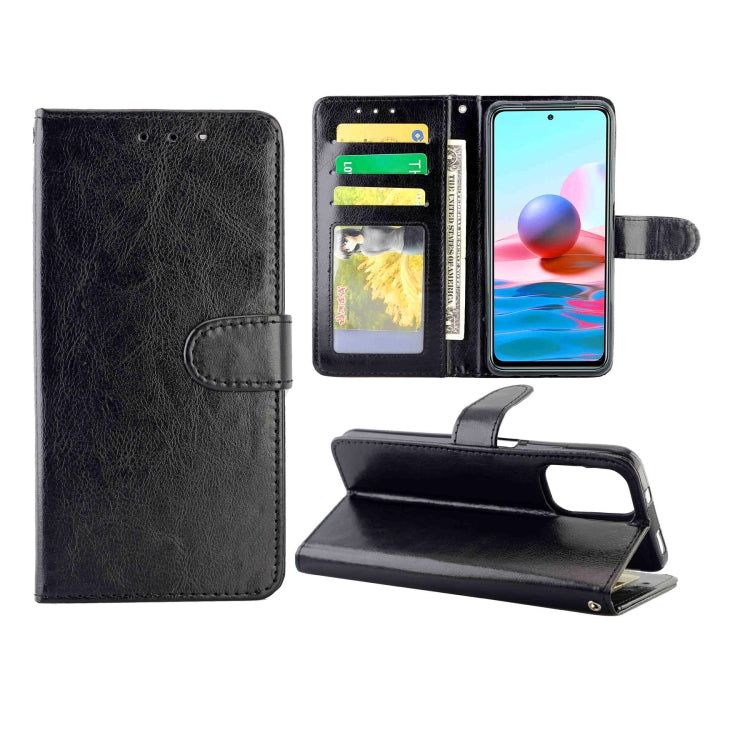 Crazy Horse Texture Leather Horizontal Flip Protective Case with Holder & Card Slots & Wallet & Photo Frame, For Xiaomi Redmi Note10 Pro, For Xiaomi Redmi Note10 4G, For OPPO A54 4G, For OPPO F19 Pro / A94 4G / Reno F, For OPPO Realme X7 Pro           ...