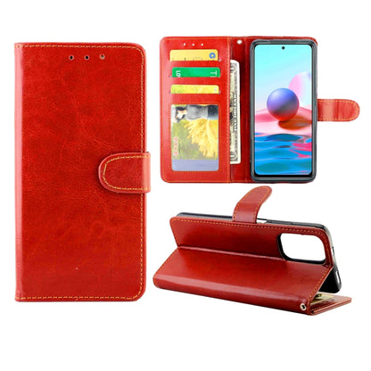 Crazy Horse Texture Leather Horizontal Flip Protective Case with Holder & Card Slots & Wallet & Photo Frame, For Xiaomi Redmi Note10 Pro, For Xiaomi Redmi Note10 4G, For OPPO A54 4G, For OPPO F19 Pro / A94 4G / Reno F, For OPPO Realme X7 Pro           ...