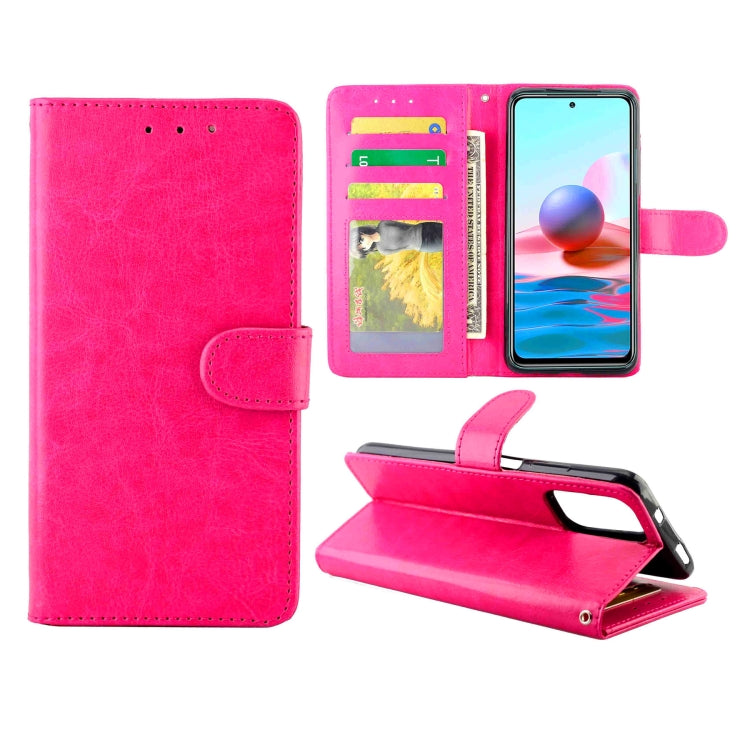 Crazy Horse Texture Leather Horizontal Flip Protective Case with Holder & Card Slots & Wallet & Photo Frame, For Xiaomi Redmi Note10 Pro, For Xiaomi Redmi Note10 4G, For OPPO A54 4G, For OPPO F19 Pro / A94 4G / Reno F, For OPPO Realme X7 Pro           ...