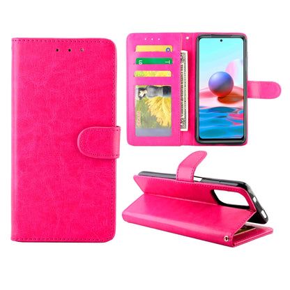 Crazy Horse Texture Leather Horizontal Flip Protective Case with Holder & Card Slots & Wallet & Photo Frame, For Xiaomi Redmi Note10 Pro, For Xiaomi Redmi Note10 4G, For OPPO A54 4G, For OPPO F19 Pro / A94 4G / Reno F, For OPPO Realme X7 Pro           ...