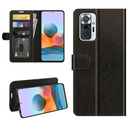 For Xiaomi Redmi Note 10 Pro / Note 10 Pro Max R64 Texture Single Horizontal Flip Protective Case with Holder & Card Slots & Wallet& Photo Frame, For Xiaomi Redmi Note 10 Pro