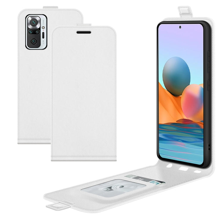 White flip leather phone case with card slot and photo frame opening