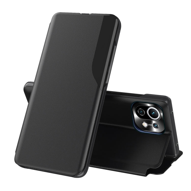 Attraction Flip Holder Leather Phone Case, For Xiaomi Mi 11 Lite, For Xiaomi Mi 11 Pro