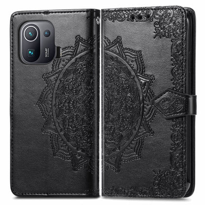 Mandala Embossing Pattern Horizontal Flip Leather Case with Holder & Card Slots & Wallet & Lanyard, For Xiaomi Mi 11 Pro, For Xiaomi Mi 11 Ultra