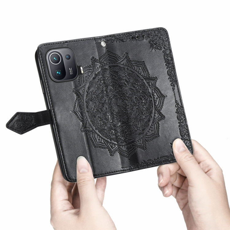Mandala Embossing Pattern Horizontal Flip Leather Case with Holder & Card Slots & Wallet & Lanyard, For Xiaomi Mi 11 Pro, For Xiaomi Mi 11 Ultra