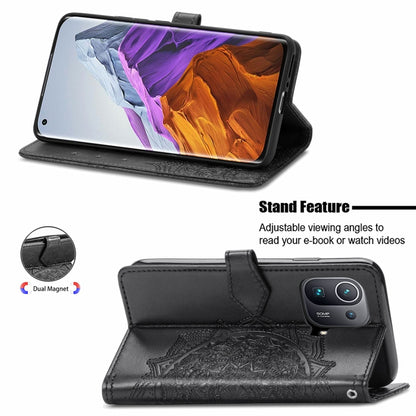 Mandala Embossing Pattern Horizontal Flip Leather Case with Holder & Card Slots & Wallet & Lanyard, For Xiaomi Mi 11 Pro, For Xiaomi Mi 11 Ultra