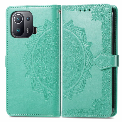 Mandala Embossing Pattern Horizontal Flip Leather Case with Holder & Card Slots & Wallet & Lanyard, For Xiaomi Mi 11 Pro, For Xiaomi Mi 11 Ultra