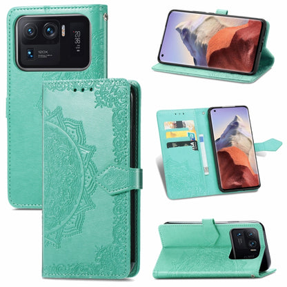 Mandala Embossing Pattern Horizontal Flip Leather Case with Holder & Card Slots & Wallet & Lanyard, For Xiaomi Mi 11 Pro, For Xiaomi Mi 11 Ultra