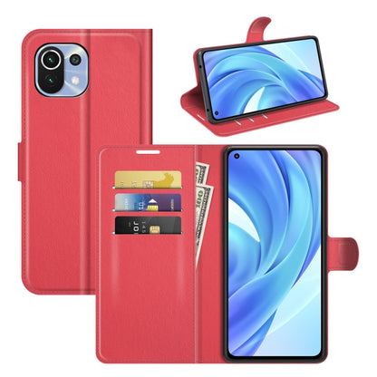 For Xiaomi Mi 11 Lite 4G /  5G Litchi Texture Horizontal Flip Protective Case with Holder & Card Slots & Wallet, For Xiaomi Mi 11 Lite 4G / 5G