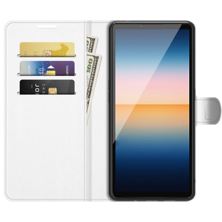 For Sony Xperia 10 III Litchi Texture Horizontal Flip Protective Case with Holder & Card Slots & Wallet, For Sony Xperia 10 III