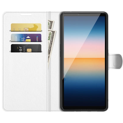 For Sony Xperia 10 III Litchi Texture Horizontal Flip Protective Case with Holder & Card Slots & Wallet, For Sony Xperia 10 III