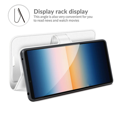 For Sony Xperia 10 III Litchi Texture Horizontal Flip Protective Case with Holder & Card Slots & Wallet, For Sony Xperia 10 III