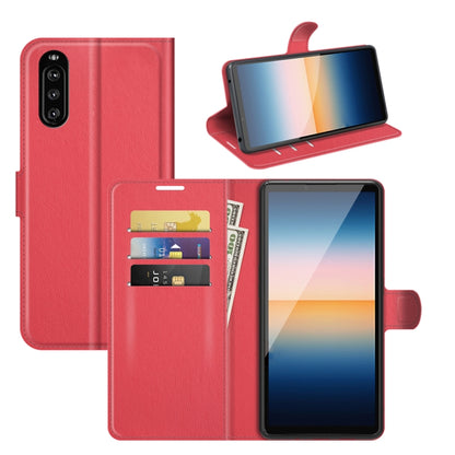 For Sony Xperia 10 III Litchi Texture Horizontal Flip Protective Case with Holder & Card Slots & Wallet, For Sony Xperia 10 III