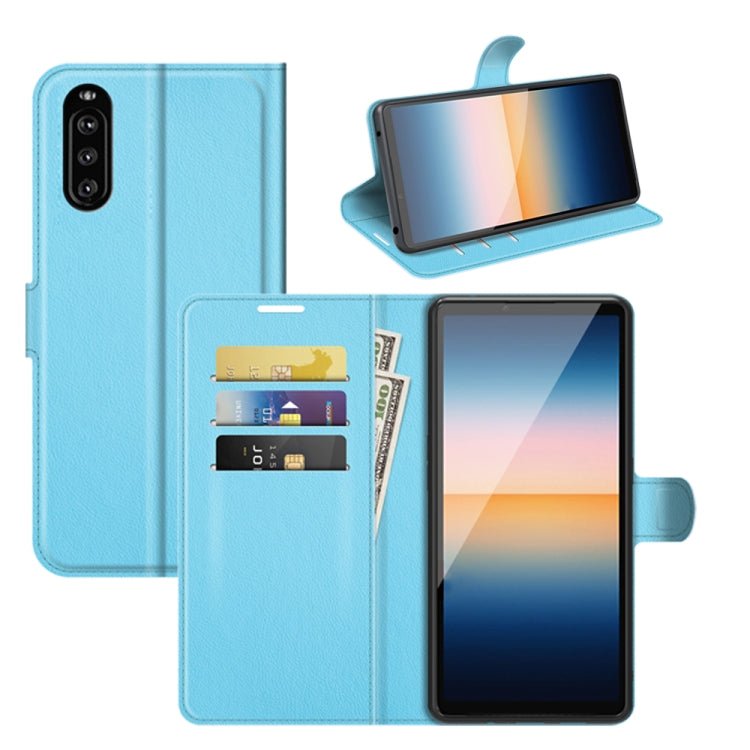 For Sony Xperia 10 III Litchi Texture Horizontal Flip Protective Case with Holder & Card Slots & Wallet, For Sony Xperia 10 III