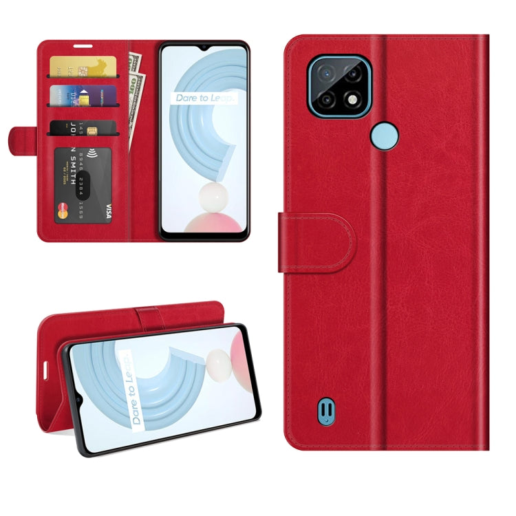 Red textured flip protective phone case with card slots and holder wallet cover