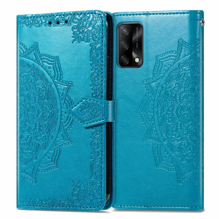 Mandala Flower Embossed Horizontal Flip Leather Case with Bracket / Card Slot / Wallet / Lanyard, For Sony Xperia 5 III, For Galaxy A32 4G, For OPPO F19