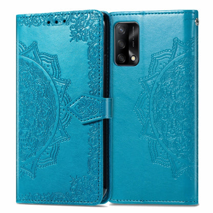 Mandala Flower Embossed Horizontal Flip Leather Case with Bracket / Card Slot / Wallet / Lanyard, For Sony Xperia 5 III, For Galaxy A32 4G, For OPPO F19