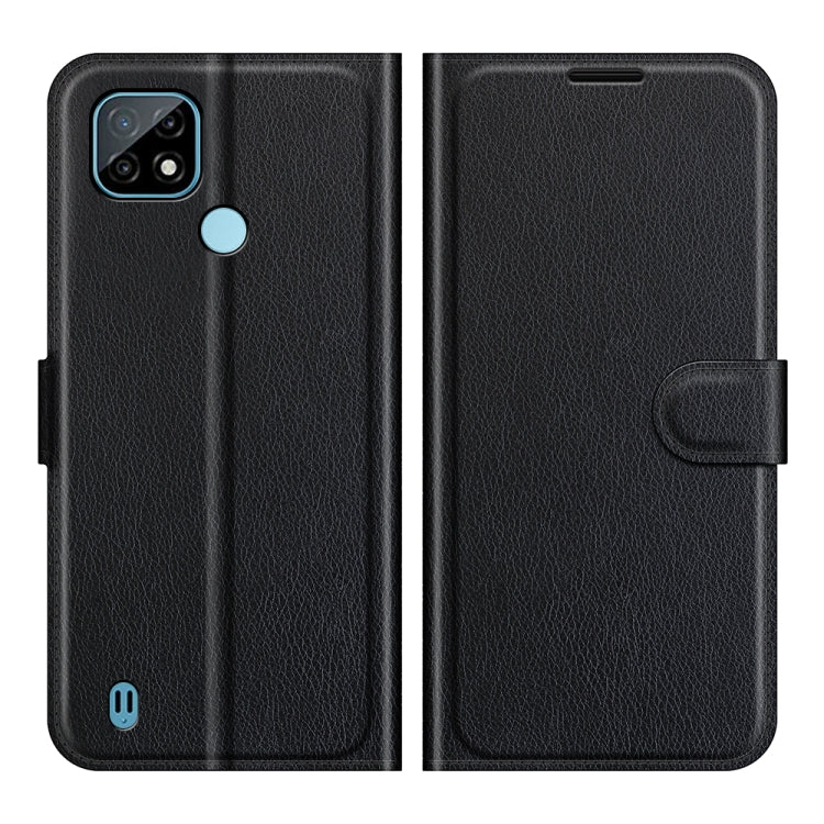Black textured flip wallet phone case with side card holder