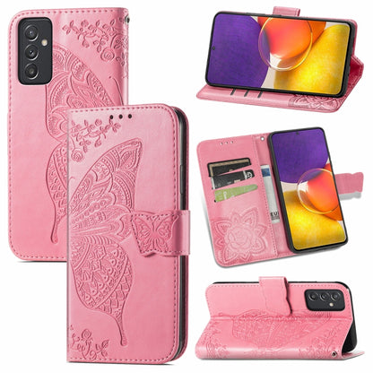 Butterfly Love Flower Embossed Horizontal Flip Leather Case with Bracket / Card Slot / Wallet / Lanyard, For Samsung Galaxy A82 5G, For Samsung Galaxy A32 4G, For Sony Xperia 1 III, For OPPO F19  4G/ A74 4G, For Nokia 6.3, For LG Stylo 7 4G
