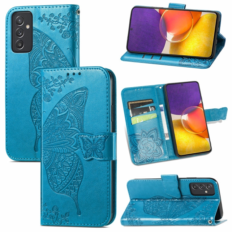 Butterfly Love Flower Embossed Horizontal Flip Leather Case with Bracket / Card Slot / Wallet / Lanyard, For Samsung Galaxy A82 5G, For Samsung Galaxy A32 4G, For Sony Xperia 1 III, For OPPO F19  4G/ A74 4G, For Nokia 6.3, For LG Stylo 7 4G