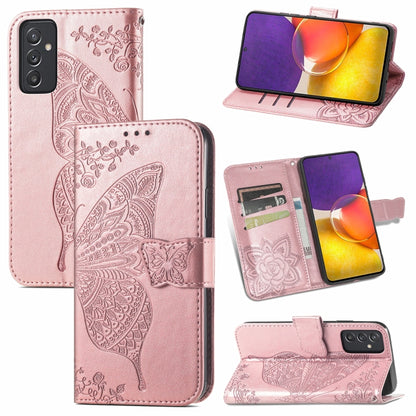 Butterfly Love Flower Embossed Horizontal Flip Leather Case with Bracket / Card Slot / Wallet / Lanyard, For Samsung Galaxy A82 5G, For Samsung Galaxy A32 4G, For Sony Xperia 1 III, For OPPO F19  4G/ A74 4G, For Nokia 6.3, For LG Stylo 7 4G