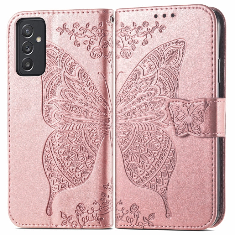 Butterfly Love Flower Embossed Horizontal Flip Leather Case with Bracket / Card Slot / Wallet / Lanyard, For Samsung Galaxy A82 5G, For Samsung Galaxy A32 4G, For Sony Xperia 1 III, For OPPO F19  4G/ A74 4G, For Nokia 6.3, For LG Stylo 7 4G