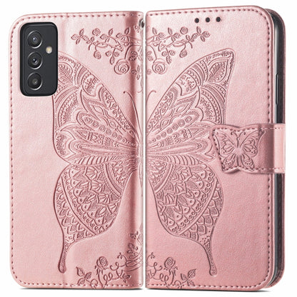 Butterfly Love Flower Embossed Horizontal Flip Leather Case with Bracket / Card Slot / Wallet / Lanyard, For Samsung Galaxy A82 5G, For Samsung Galaxy A32 4G, For Sony Xperia 1 III, For OPPO F19  4G/ A74 4G, For Nokia 6.3, For LG Stylo 7 4G