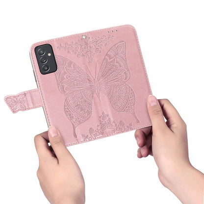 Butterfly Love Flower Embossed Horizontal Flip Leather Case with Bracket / Card Slot / Wallet / Lanyard, For Samsung Galaxy A82 5G, For Samsung Galaxy A32 4G, For Sony Xperia 1 III, For OPPO F19  4G/ A74 4G, For Nokia 6.3, For LG Stylo 7 4G