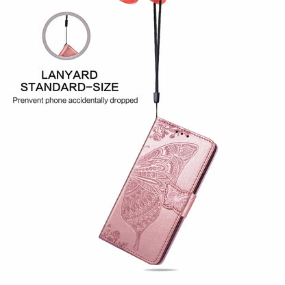 Butterfly Love Flower Embossed Horizontal Flip Leather Case with Bracket / Card Slot / Wallet / Lanyard, For Samsung Galaxy A82 5G, For Samsung Galaxy A32 4G, For Sony Xperia 1 III, For OPPO F19  4G/ A74 4G, For Nokia 6.3, For LG Stylo 7 4G