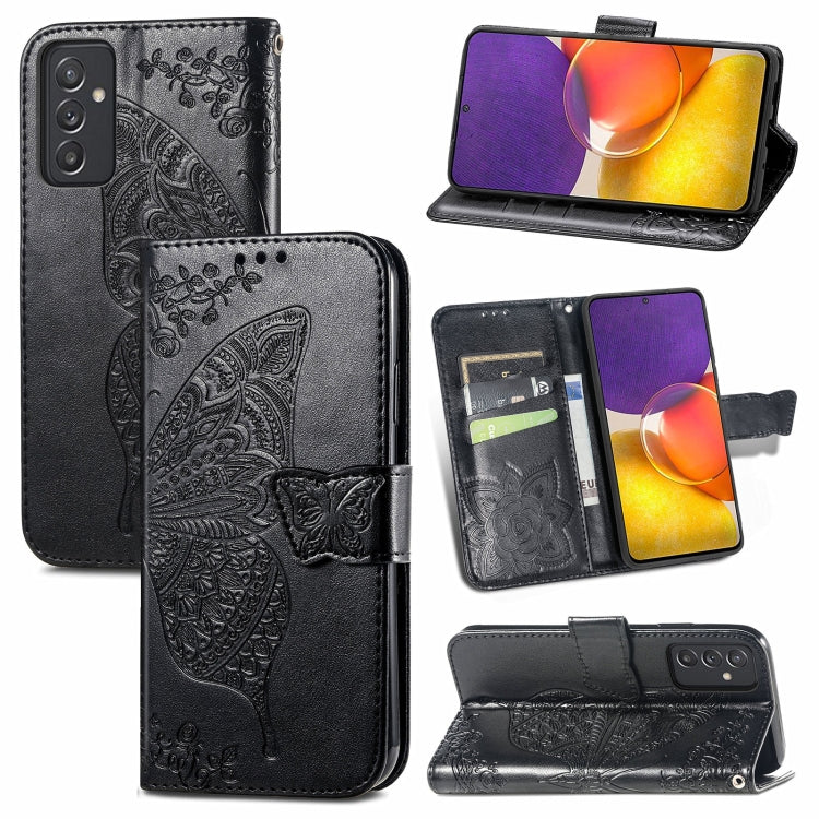 Butterfly Love Flower Embossed Horizontal Flip Leather Case with Bracket / Card Slot / Wallet / Lanyard, For Samsung Galaxy A82 5G, For Samsung Galaxy A32 4G, For Sony Xperia 1 III, For OPPO F19  4G/ A74 4G, For Nokia 6.3, For LG Stylo 7 4G