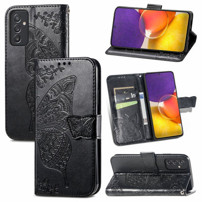Butterfly Love Flower Embossed Horizontal Flip Leather Case with Bracket / Card Slot / Wallet / Lanyard, For Samsung Galaxy A82 5G, For Samsung Galaxy A32 4G, For Sony Xperia 1 III, For OPPO F19  4G/ A74 4G, For Nokia 6.3, For LG Stylo 7 4G