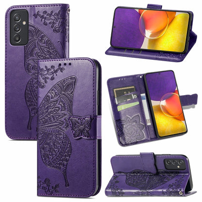 Butterfly Love Flower Embossed Horizontal Flip Leather Case with Bracket / Card Slot / Wallet / Lanyard, For Samsung Galaxy A82 5G, For Samsung Galaxy A32 4G, For Sony Xperia 1 III, For OPPO F19  4G/ A74 4G, For Nokia 6.3, For LG Stylo 7 4G