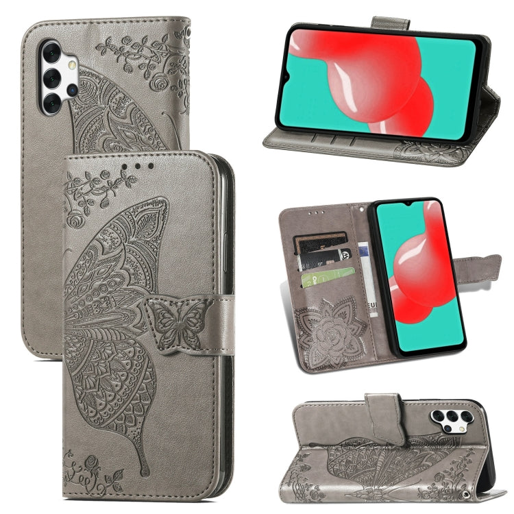 Butterfly Love Flower Embossed Horizontal Flip Leather Case with Bracket / Card Slot / Wallet / Lanyard, For Samsung Galaxy A82 5G, For Samsung Galaxy A32 4G, For Sony Xperia 1 III, For OPPO F19  4G/ A74 4G, For Nokia 6.3, For LG Stylo 7 4G