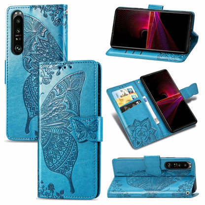 Butterfly Love Flower Embossed Horizontal Flip Leather Case with Bracket / Card Slot / Wallet / Lanyard, For Samsung Galaxy A82 5G, For Samsung Galaxy A32 4G, For Sony Xperia 1 III, For OPPO F19  4G/ A74 4G, For Nokia 6.3, For LG Stylo 7 4G